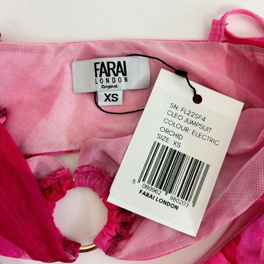 Farai London X Revolve Cut Out Jumpsuit In Pink Size Xs — image 7 of 8